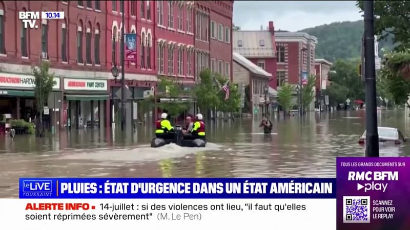États-Unis: le nord-est du pays touché par des inondations historiques