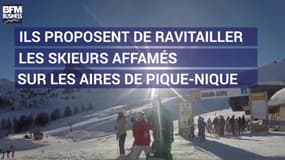 Cette start-up livre votre déjeuner en haut des pistes