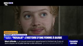 Nadia Tereszkiewicz incarne une femme à barbe, inspirée de Clémentine Delait, dans "Rosalie" au cinéma ce mercredi