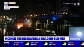 Boulogne-sur-Mer: un incendie déclaré sur des navires