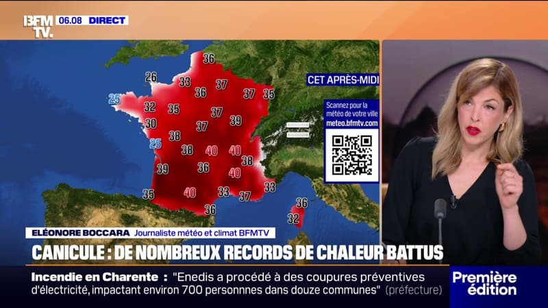 Canicule: de nombreux records de chaleur battus
