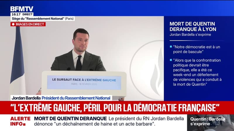 "Raphaël Arnault n'a jamais eu sa place à l'Assemblée nationale": Jordan Bardella appelle le député LFI "à démissionner"