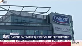 Danone fait mieux que prévu au 1er trimestre 