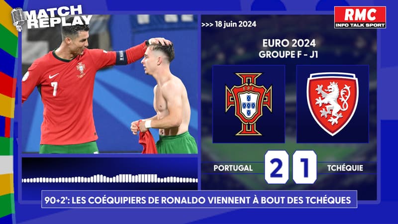 Euro 2024 : Le match replay RMC de l'entrée en lice du Portugal contre la Tchéquie