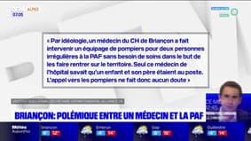 Briançon: la préfecture saisie, après la prise en charge de migrants par des pompiers et un médecin