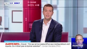 Covid-19: "Les Français n'excusent plus l'incohérence de la parole", Jordan Bardella - 27/09