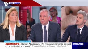 François Bayrou sur Damien Abad: "je ne sais rien de cette affaire, je n'ai aucune opinion sur ce sujet" 