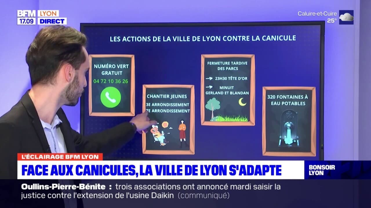 Lyon: la ville prend des mesures pour mieux vivre pendant les épisodes de fortes chaleurs
