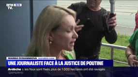 "Ce tribunal a été organisé pour me faire peur": la journaliste russe Marina Ovsiannikova face à la justice Poutine