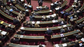 Les sénateurs dans l'hémicycle au Palais du Luxembourg en novembre 2016 (image d'illustration) - LIONEL BONAVENTURE / AFP