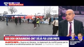 Ukraine: "Une centaine de personnes ont déjà obtenu le statut de réfugié" en France, selon le directeur général de l'Office français de l'immigration et de l'intégration