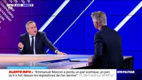 Xavier Bertrand: "Emmanuel Macron n'a pas voulu reconnaître qu'il était dans un état de cohabitation"