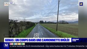 Genas: un corps retrouvé dans une camionnette brûlée