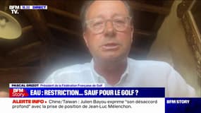 Le président de la Fédération française de golf "demande de pouvoir arroser 1,5% de la surface du golf, qui est la surface la plus sensible"