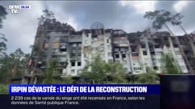 A Irpin, ville ukrainienne dévastée par les combats, six habitants sur dix ont vu leur logement partiellement détruit 