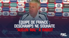 Équipe de France : Deschamps ne souhaite "aucun mal" à Rabiot