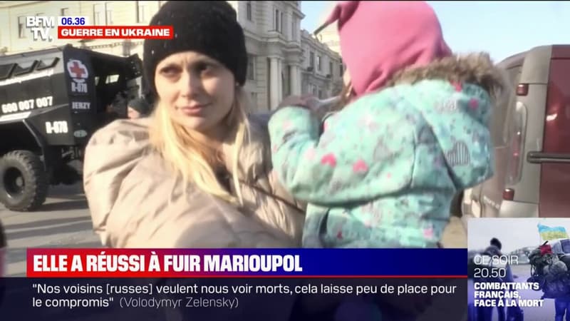 Après 20 jours sous terre à l'abri des bombes, cette Ukrainienne raconte sa fuite de Marioupol