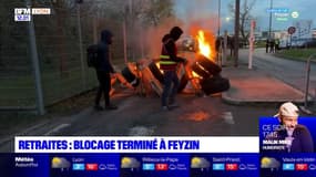 Retraites: blocage terminé à la raffinerie de Feyzin