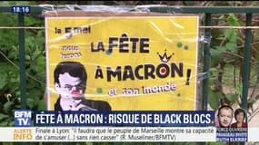 Fête à Macron: risque de black blocs