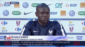 Equipe de France - N'Golo Kanté : "On n'a pas encore fait l'analyse du match avec le coach."