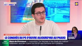 Congrès du PS à Marseille: le conseiller municipal Thibaud Rosique appelle à "l'unité" après la réélection d'Olivier Faure à la tête du parti