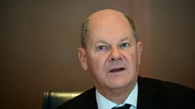 Le chancelier allemand Olaf Scholz le 29 janvier 2025. 