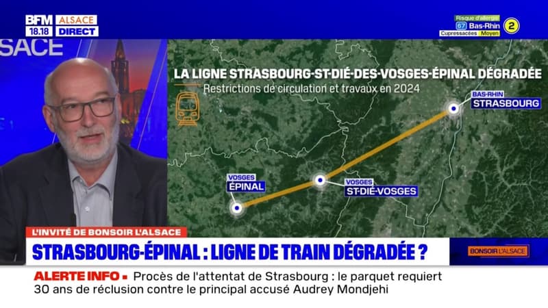 Strasbourg-Épinal: une ligne de train dégradée?