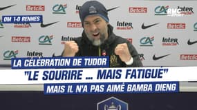 OM 1-0 Rennes : "Le sourire ... mais fatigué", quand Tudor célèbre la qualificaton en 8e