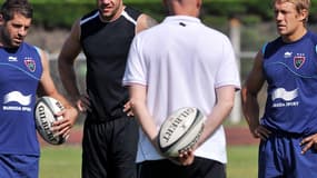 Sébastien Tillous-Borde, Luke Rooney et Jonny Wilkinson