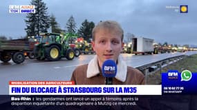 Colère des agriculteurs: fin du blocage sur la M35 à Strasbourg