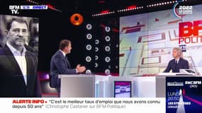 Christophe Castaner: "Le taux d'emploi est le meilleur que nous ayons connu depuis 50 ans en France"