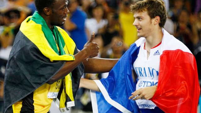 Usain Bolt et Christophe Lemaitre
