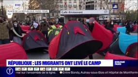 Paris: les migrants de la place de la République mis à l'abri