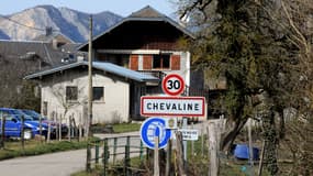 L'entrée du village de Chevaline. La tuerie a eu lieu non loin de là.