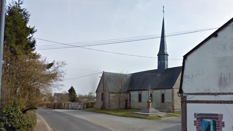 L'église d'Auguaise, dans l'Orne, en Normandie