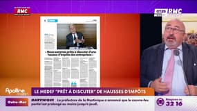 Le Medef "prêt à discuter" d’une augmentation de la fiscalité sur les entreprises mais sous conditions
