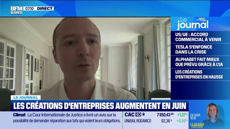 Les créations d'entreprises augmentent en juin