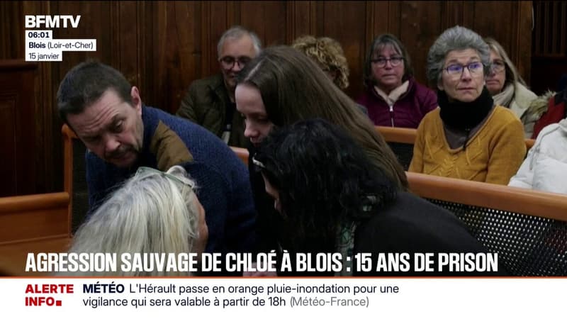 Agression sauvage de Chloé à Blois: l'ex-compagnon de la victime condamné à 15 ans de prison, une peine inférieure aux 22 ans requis