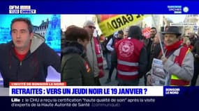 Nord: plusieurs manifestations annoncées le 19 janvier contre la réforme des retraites