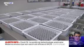 Covid-19: la société de biotechnologie américaine Moderna annonce  que son vaccin est efficace à 94,5%