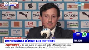 OM: Pablo Longoria espère "trouver une stabilité" avec un entraîneur