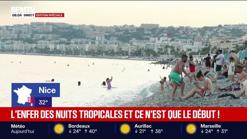 Canicule: pour échapper à la chaleur, les Niçois s'organisent