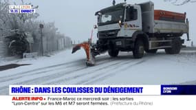 Rhône: dans les coulisses du déneigement