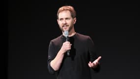 Le réalisateur Matt Shakman lors d'une conférence autour de la série "WandaVision" à Anaheim, en Californie, le 23 août 2019. 