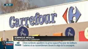 Magasins difficiles d’accès, caisses fermées: les salariés de Carrefour en grève samedi
