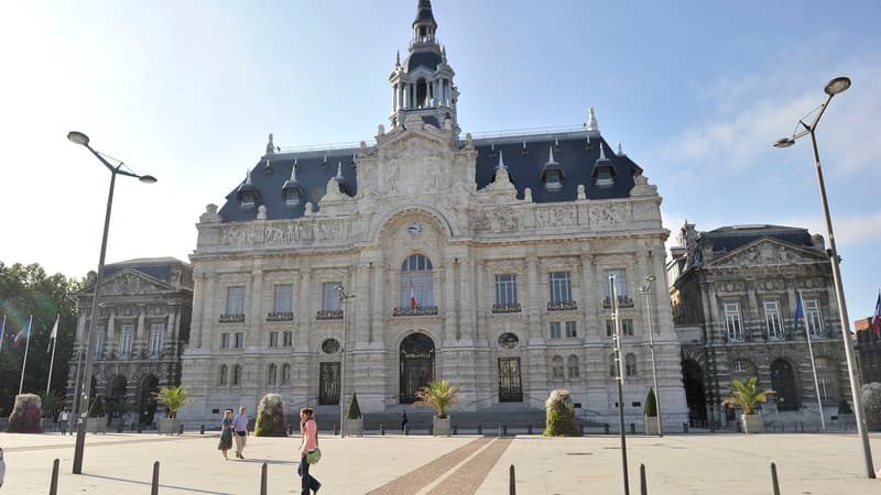 L'hôtel de Ville de Roubaix. 
