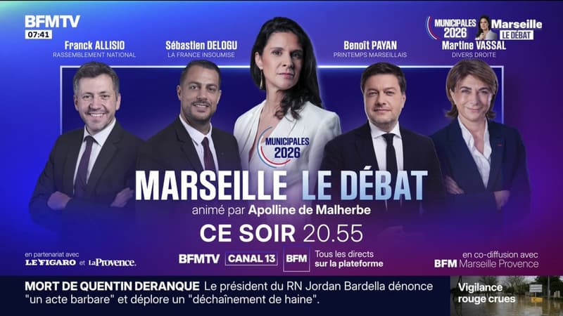 Élections municipales à Marseille: les candidats débattront sur BFMTV, ce jeudi soir