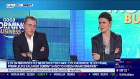 Benoit Serre (ANDRH) : Nouveau protocole en entreprise, un nombre minimal de trois jours de télétravail par semaine - 03/01