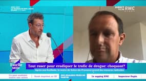 "Nous sommes en guerre contre les trafiquants. Macron est venu à Marseille faire de beaux discours mais il n'y a rien derrière." Hervé, auditeur RMC estime que le problème des trafics est national.