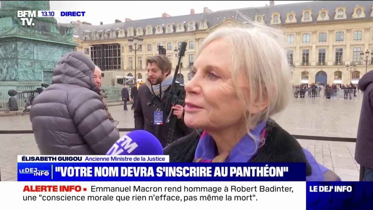 Hommage à Robert Badinter: "C'était Une Cérémonie Qui Ressemblait à L ...